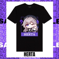 HERTA HONKAI STAR RAIL KURURIN T SHIRT BAJU