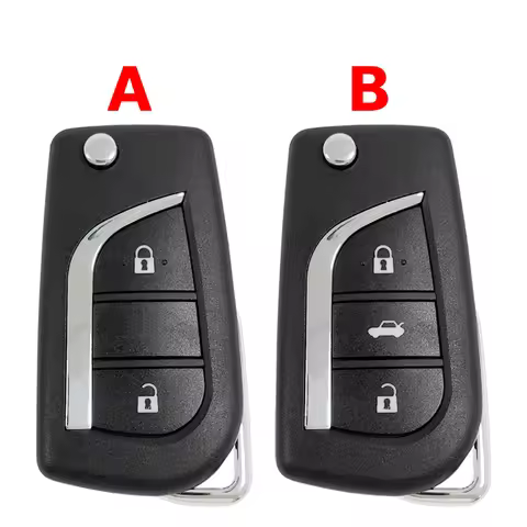 CN007200 Original PCB 2/3 Buttons Flip Remote Car Key Fob 433MHZ H/8A Chip FCCID 12BFR-01 For Toyota
