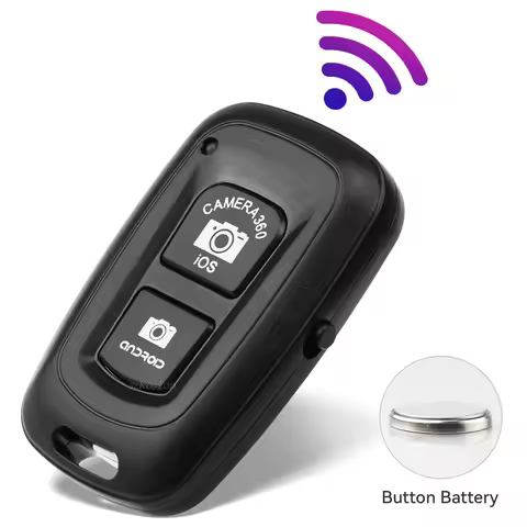 Remote Shutter Release for Phone Wireless Bluetooth-compatible Control for Monopod Photo Camera Shut