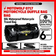 MOTOWOLF 40/66L Motorcycle Dry Duffel Bag Multi Purpose Waterproof Bag Travel Bag Delivery Bag