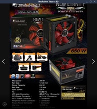 D-TECH EB-450 อุปกรณ์จ่ายไฟ ATX Power Supply PC ขนาด 450 Watt วัตต์ จ่ายไฟเต็ม