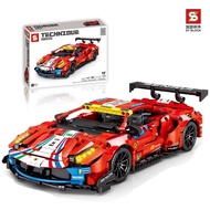 Lego Technic - Sy 8613 (Đồ Chơi Xếp Hình Siêu Xe Ferrari 488 GTE Super Car 1206 mảnh)