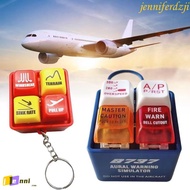 JENNIFERDZJI EGPWS Warning Simulator, 737 Airbus Highly Simulated Pilot Keychain, Portable Sound Eff
