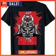 Japanese Samurai Skull Designs Vintage Samurai Mask Premium Custom Screen Printing Anime T-Shirt