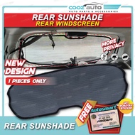Rear Sunshade Perodua Myvi Bezza Alza Axia Aruz Kenari Kancil Proton Exora Wira S70 X50 Toyota Vios 