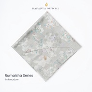 𝐃𝐀𝐅𝐀𝐍𝐘𝐀 - Rumaisha Series Jilbab Motif Floral Kerudung Segi Empat Hijab Scarf bahan Voal Laser Cut