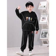 PUNCAK 7.7 1 set of children's sweaters and shot pants stars