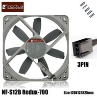 【hot】❒▪❐  NF-S12B Redux-700 120mmX120mmX25mm 700RPM Chassis Cooling SSO Low Noise 6 Years Warranty