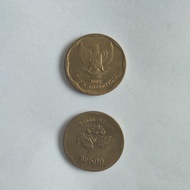 Uang Logam 500 Rupiah Melati Tahun 1992