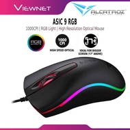 ALCATROZ ASIC 9 RGB FX GAMING WIRED MOUSE 1000 CPI | RGB LIGHT | OPTICAL MOUSE MICE