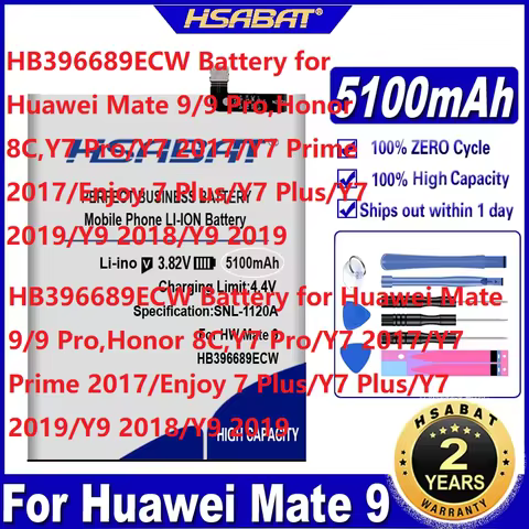 HB396689ECW Battery for Huawei Mate 9/9 Pro,Honor 8C,Y7 Pro/Y7 2017/Y7 Prime 2017/Enjoy 7 Plus/Y7 Pl