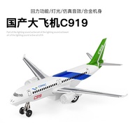 C919 Domestic Large Aircraft Passenger Aircraft Model Alloy Simulation Aircraft Model Aircraft Toy B