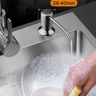 [YF] 500ML Kitchen Sink Soap Dispenser Black ABS Dispenser Detergent Liquid Soap