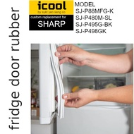 SHARP Refrigerator Fridge Door Seal Gasket Rubber Replacement part SJ-P88MFG-K SJ-P480M-SL SJ-P495G-