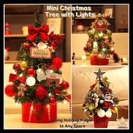 Christmas tree Mini christmas tree Christmas tree set with lights Christmas tree decoration