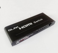 Glink 5x1 HDMI Switch Switcher Splitter HD 4K*2K 1080P 5-in 1-out Video Hub Remote Control