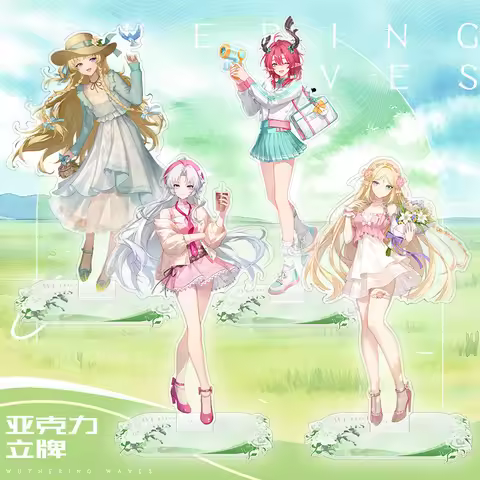 Korea Game Anime Wuthering Waves X Dingjo Anniversary Celebration Cartethyia Phoebe Ciaccona Carlott