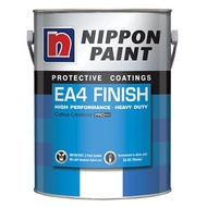 5L NIPPON EA4 Epoxy Finish HB c/w Hardener- Epoxy Floor Paint Expoxy Cat Lantai