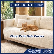 Home Genie CloudPetal Sofa Cover non-slip Water Protection Long  sarung sofa gabungan for 1/2/3/4 se