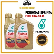PETRONAS SPRINTA 4T F900 FULLY SYNTHETIC ENGINE OIL 10W40 10W50 1 LITRE 100% ORIGINAL PETRONAS GUARA