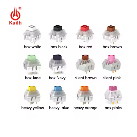 Kailh Box Mechanical Keyboard Switch White Red Brown Jade Navy Silent Pink/Brown Compatible Cherry M