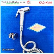 KAG-KV84 hand-pushed toilet spray, Biggo chrome glossy hand spray, soft press for children and the e