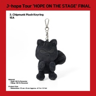 BTS J-HOPE [HOPE ON THE STAGE] Chipmunk Plush Keyring (Official Merch)_LIMITED EDITION