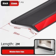 2 Meter Silicone Window Rain/Water Barrier Strip – Effective Water Blocker COD