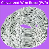Mago 5-10 Meters 6mm Galvanized Steel Wire Rope 6x19 IWR Iron Core Wire Rope
