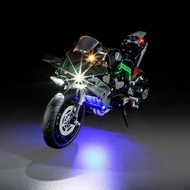 LED Light Kit for Lego 42170 Technic Kawasaki Ninja H2R Motorcycle Set,Compatible with Lego 42170 Bu