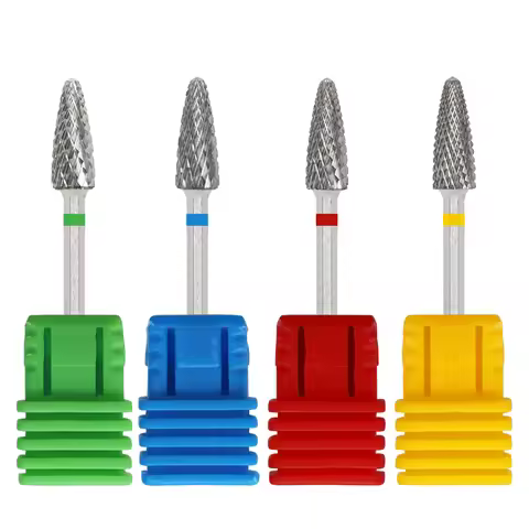 ECO Economy Carbide 5.0 Flame milling cutters removel gel polish varnish Nail Drill Bit best quality