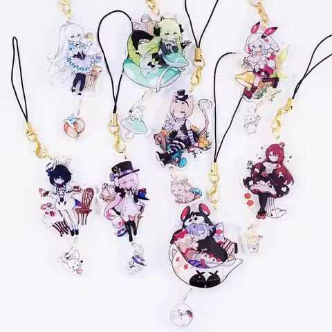 Honkai Impact 3rd Elysia Childlike Wonderland Acrylic Keychain For IPhone/Xiaomi/Huawei Mobile Phone