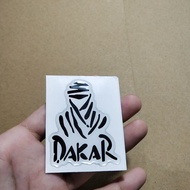 Triangular dakar car sticker