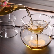 <zhuliye789> 1X Glass Tea Strainer With Handle for Loose Leaf Tea Infuser Tea Filter Colander