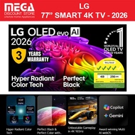 LG OLED77G6PSA 77" OLED EVO G6 4K SMART TV | Free Wall Mount