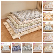 100% White cotton filled mattress Japanese Tatami Mattress, Foldable Futon 100% White cotton filling Mattress Floor Mat 100% cotton filled mattress cover