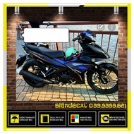 TEM RỜI EXCITER 150 MXKING XANH ĐEN