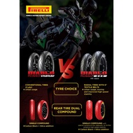 PIRELLI DIABLO ROSSO SPORT DIABLO ROSSO 3 TUBELESS TYRE TAYAR 80/80-17 80/90-17 110/70-17 130/70-17 
