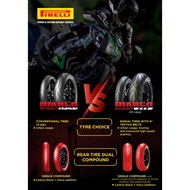 PIRELLI DIABLO ROSSO SPORT DIABLO ROSSO 3 TUBELESS TYRE TAYAR 80/80-17 80/90-17 110/70-17 130/70-17 