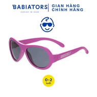 Kính Chống Tia Cực Tím Cho Bé Babiators - Aviators Hồng 0-2 Tuổi