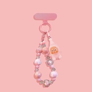 phone chain phone charm Niche Cute Cartoon Lilith Mobile Phone Pendant Cartoon Beaded Hand-Painted S