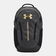 UNDERARMOUR กระเป๋าสะพายหลังผู้ใหญ่ รุ่น UA Hustle 6.0 Backpack /1384672 (ดำลายพรางดำม่วง)
