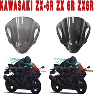 Accessories Windshield Motorcycle Fit KAWASAKI ZX-6R ZX 6R ZX6R 2024 Front Windshield Windscreen Baf