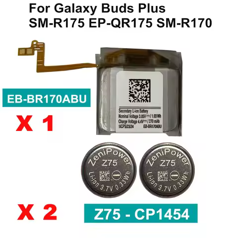 Headset Battery EB-BR170ABU 42mm 270mAh For Samsung Galaxy Buds+/Buds Plus SM-R175 EP-QR175 SM-R170 