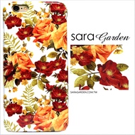 【Sara Garden】客製化 手機殼 蘋果 iPhone 6 6S i6 i6s 4.7吋 壓花 玫瑰 碎花 手工 保護殼 硬殼