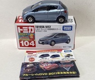 TOMY Tomica Takara No.104 Toyota 豐田 Vitz 初回初貼日版