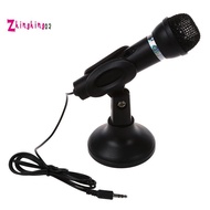 Omnidirectional Laptop PC Computer 3.5mm Network Stand Mini mini  phone Mike Black