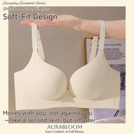 [AuraBloom] Sexy Small Breasts Push-up Underwear Women Push-up Support Lifting Breasts Seamless Brea