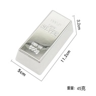 new Free Shipping Plastic Saving Box Fake Gold Bullion Simulated Golden Brick Glittering Gold Bar Mo