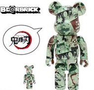 【秋葉猿】正日版6月預購 BE@RBRICK 400% 100% 庫柏力克熊 限量 聯名 鬼滅之刃